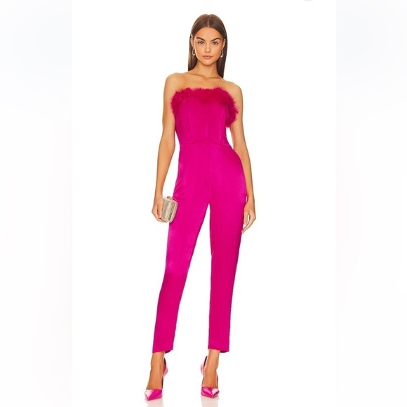 NWT Saylor raya jumpsuit in fuchsia pink Barbie movie